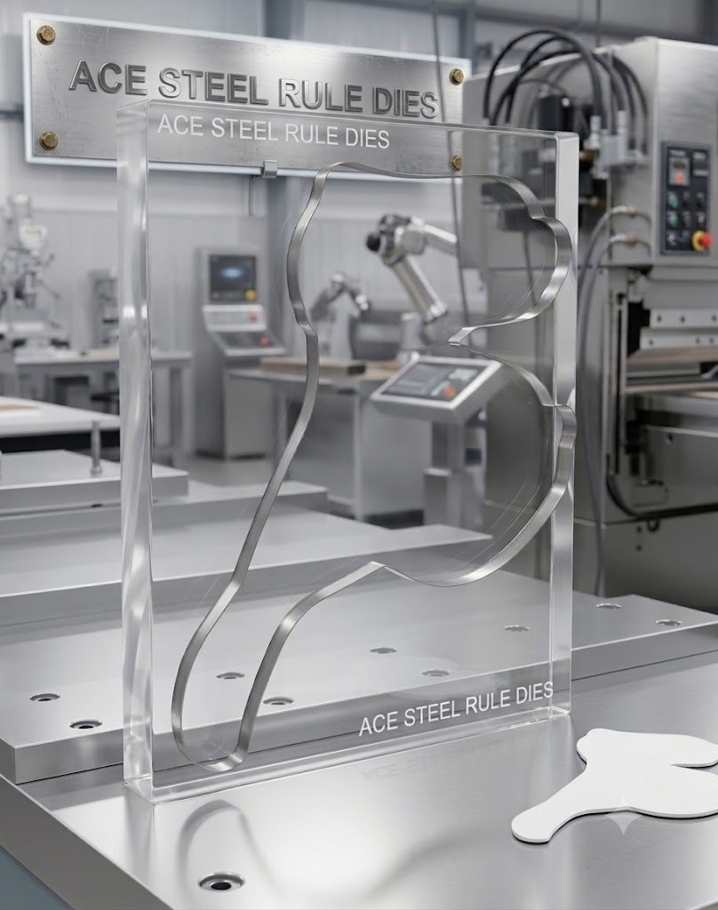 ACE polycarbonate steel rule die - clear see-through die board